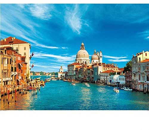 1000 Piece Puzzle- Venice - Adults Teens Kids Jigsaw Large Puzzle Toys Gift Educational Intellectual Decompressing Fun Family Game