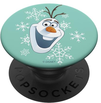 Disney Frozen Olaf Big Smile Among The Snowflakes PopSockets mit austauschbarem PopGrip