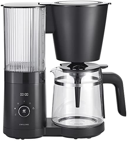 ZWILLING Enfinigy - Cafetera cuentagotas de cristal, color negro