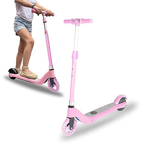BEEPER - Trottinette électrique Enfant de 4 à 12 Ans 100W Kiddy FWE50 (Rose)