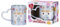 Posh Paws Swizzels Love Hearts 11OZ Tiffany Cup of Tea Cup Best-Tea Heart Shaped Handle Ceramic Mug, Blue, 37751