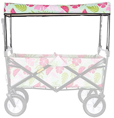 TMXKOOK Dach FR Bollerwagen - ZubehR FR Bollerwagen - Idealer Sonnenschutz Zum NachrSten - Inklusive Montageteile