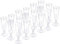 eMKay® Clear Plastic Champagne Flutes/Glasses 140ml - 16 Count (Pack of 1)
