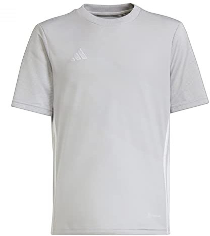 Adidas Unisex Kids Jersey (Short Sleeve) Tabela 23 Jersey, Team Light Grey/White, IA9153, 116