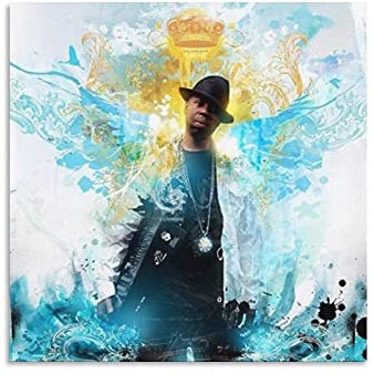 J Dilla Jay Stay Paid Leinwand-Kunstposter, Kunstwerke, Bilddruck, Poster, Wandkunst, Malerei, Leinwand, Dekoration, Heimposter, 70 x 70 cm