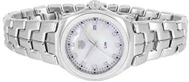 Tag Heuer TAG Heuer Link, WBC1312.BA0600 Damen-Armbanduhr, weißes Zifferblatt, (W224735) [Parallel-Import], modern, Modern