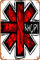 Rhcp Poster Band Poster (6) Neuheit Metallschild Retro Wanddekoration für Zuhause, Tor, Garten, Bars, Restaurants, Cafés, Büro, Geschäft, Kneipen, Club-Schild, Geschenk, 30,5 x 20,3 cm