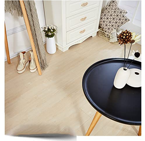 HARICSET Klebefliesen Boden PVC Bodenbelag Selbstklebend Holzoptik Natur Vinylboden Selbstklebend Holzoptik Tapete Linolium Fußbodenbelag PVC Küche Wasserdicht Bodenbelag Bad(Size:1sqm,Color:741)