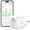 EIGHTREE WLAN-Steckdose, programmierbar, kompatibel mit Alexa/Google Home, Smart Life App, Verbrauchsverfolgung, Steuerung des Lüfters/Klimaanlagens, 2,4 GHz WLAN, 16 A 3680 W, 1 PC