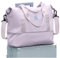 Reisetasche Damen Sporttasche 40x20x25 Ryanair Handgepäck Tasche Weekender Bag Schwimmtasche Wasserdicht Travel Bag Duffle Bag Fitnesstasche Trainingstasche Frauen für Reise Gym,D4-Lila