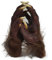 JIAHG Realistic Latex Wolf Claw Gloves Halloween Costume Plush Horror Handswear Party Props Scary Animal Claw Gloves Werewolf Cosplay Accessories for Men Women