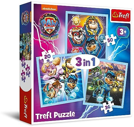 3 in 1 Puzzle - Paw Patrol Film