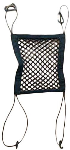 Filet élastique solide en maille pour voiture - Organiseur de siège arrière - Poche porte-bagages - 26 x 29 cm
