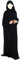 khalat Muslimisches Gebetskleid Abaya Solid One Piece Hoodie Abaya Kleid für Frauen Langes Maxikleid Islamisches Dubai Jilbab, Schwarz, Einheitsgröße