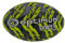OPTIMUM Street Rugbyball, Schwarz/Gelb, Größe 5