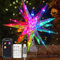 led Weihnachtsbaum Stern,christbaumspitze, 13.8 Weihnachtsbaum Dekorationen, App Control LED Weihnachtslicht, Musik Sync RGB Farbwechsel mit Fernbedienung,Christmas Star Tree Topper