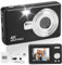 Compact Digital Camera, 1080P FHD 44MP Photo Camera for Kids, Teens & Beginners, 2.4 Screen, 16X Zoom, Anti-Shake | Portable Vlogging Camera with Battery