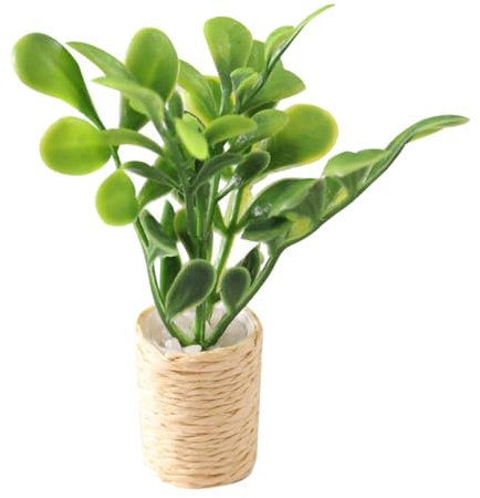 IMIKEYA Puppenhaus- Miniatur-landschaftsdekor Realistisches Mini-Bonsai-pflanzenmodell Für Die Anzeige Im Heim-Desktop-Garten