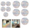10 Stück Suncatcher Sticker,Runden Prisma Sonnenfänger Fensteraufkleber,Regenbogen Folie Fenster Aufkleber Fensterfolie Regenbogeneffekt,für Window Vogelschutz Kristall Rainbow Deko Fenstersticker