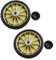 Lot de 2 roues d'entraînement avant ou arrière de rechange pour tondeuse à gazon, installation rapide pour HRJ216 HRJ215 HRJ196 (avant)