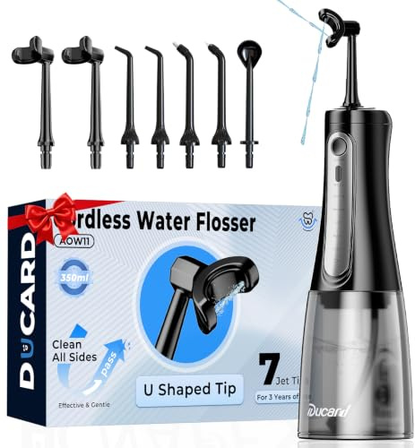 Cordless filo interdentale, nero
