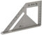 シンワ測定 Winkelmesslineal (62081) - Metall, 8,9 Zoll, Silberfarben