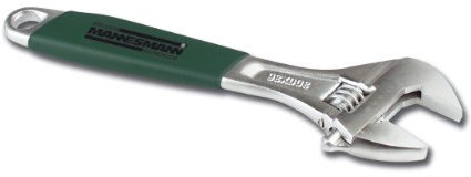 Brüder Mannesmann Rollgabelschlüssel, 10 Zoll, mit PVC-Griff | M19872