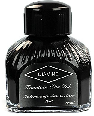 Diamine Fountain Pen Ink Bottle, 80 ml, Eau de Nil
