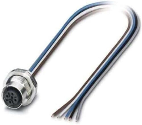 PHOENIX CONTACT SACC-DSI-M12FS-5CON-PG9/0.5 VA Gerätesteckverbinder Hinterwund, 5-Polig, mit 0.5m TPE-Litze, 5 x 0.34mm² Leiterquerschnitt