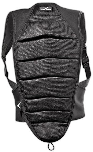 Black Crevice Protection Dorsale I Hommes & Femmes I Protection Dorsale pour Sports d'hiver et Ski I Gilet de Protection Dorsale avec Bretelles réglables I Gilet de Protection Ergonomique