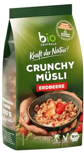 biozentrale Crunchy Müsli Erdbeere, 375 g