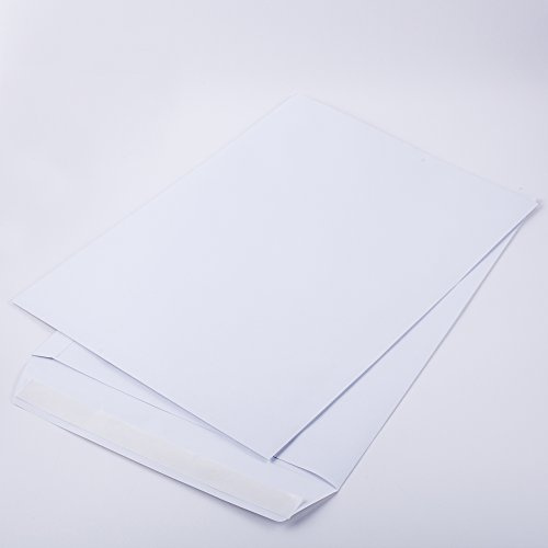 Versandtaschen DIN C3 320 x 440 mm weiß 120 g/m² ohne Fenster haftklebend (413017) (50)