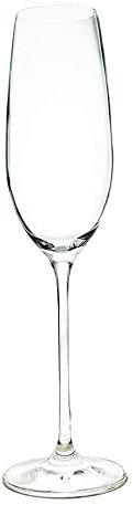 6 Flûtes à Champagne en Cristal - Service Tradition (21cl) - Maison Klein - Coffret Cadeau - Estampillé : Klein 54120 Baccarat France
