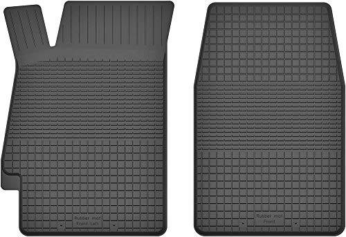 Fußmatten Vorne 2er Set für Renault Captur 2013-2019 Gummi Gumimatten