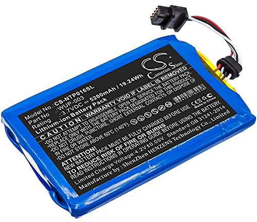 TECHTEK Batterie 5200mAh Compatible avec [Nintendo] Wii U Gamepad WUP-003 remplace WUP-003