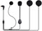Fodsports FX6 FX6S Headset-Zubehör (EIN Satz Lautsprecher und Mikrofon) für FX6 FX6S Motorrad Bluetooth Intercom Headset (weiche und Harte Mikrofone im Lieferumfang enthalten)
