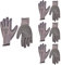 Nitras Nylotex 3520 Nylon-Latexhandschuhe Arbeitshandschuhe 12 PAAR Größe 10 (XL), Grau/Schwarz, 4er Packung