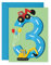Central 23 Geburtstagskarte für Jungen – Happy 3rd Birthday – Alter 3 – Drei Jahre alt – Traktoren Grußkarte – lustige Baufahrzeug-Mottokarte für Kinder – Sohn, Enkel, Kleinkind