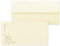 25x Briefumschläge mit Metallic Sternen - DIN Lang - Gold geprägter Sternenregen - Farbe: creme - Vanille, Haftklebung, 100 g/m² - 110 x 220 mm - ideal für Weihnachten