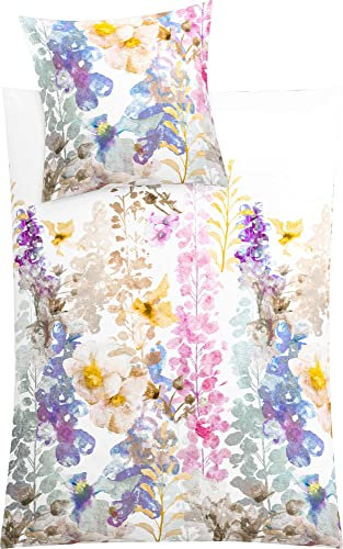 Kleine Wolke Bettwäsche Satin ALCEA Multicolor 135 x 200 cm und 80 x 80 cm