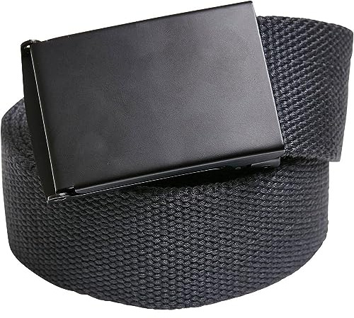Build Your Brand Unisex Gürtel Canvas Belt charcoal/black one size