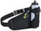 Bag Waist Belt Pouch Sports Pack Fanny Travel Bum Phone Running Outdoor Men Women Tactical Military Sport Money Hip Canvas Water Bottle Black Blue Pink Grey UK Brand (Black)