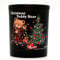 Elena Days Duftkerze Christmas Tree Teddy Bear, Winter Kerze, Sojawachs, Holzdocht, 200g, Handgefertigt, Brenndauer bis zu 60h, Tannennadeln Duft, Kerze schwarz