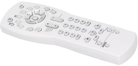Telecomando per Media Center Serie AV 3?2?1 per TV/DVD/VCR/AUX/o/Video e Controller Ricevitore per Telecomando TV per Media Center (WHITE)