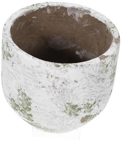 Milisten Pot De Fleurs Vintage en Ciment pour Plantation Extérieure Petite Jardinière pour Décoration Intérieure