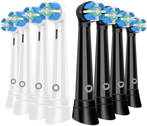 Cellena Ersatzköpfe für IO-Ersatzköpfe, kompatibel mit Oral B iO 3/4/5/6/7/8/9/10 Serie elektrischen Zahnbürsten, 8 Stück IO-Köpfe