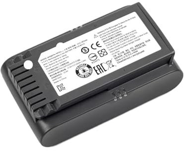 ZECKJVTD Batterie D'aspirateur Compatible Samsung VCA-SBTA60, Jet 60 Turbo Jet 75E Complète VS15A6031R4 VS15A6031R5 VS20B75ACR5 VS20B75ADR5(5000mAh)