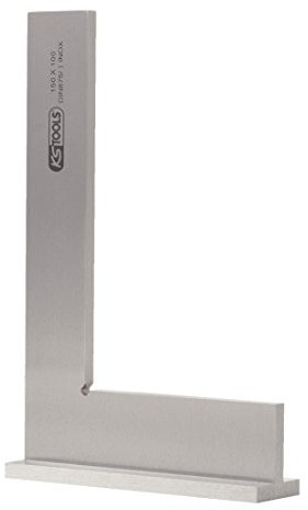 KS Tools 300.0216 Anschlagwinkel nach DIN 875/1, Grau, 500 mm