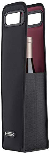 Le Creuset, Rafraîchisseur pour Bouteilles de Vin ou Champagne, Noir, Textile déperlant, WA-127