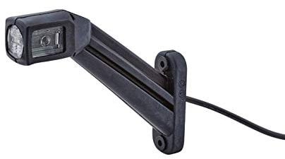 HELLA 2XS 011 744-031 Umrissleuchte - Begrenzungsleuchte - Anhänger - LED - 12/24V - ECE/ADR/GGVS - Kabel: 3000mm - Stecker: Flachsteckhülse - 2-polig - links/seitlicher Anbau